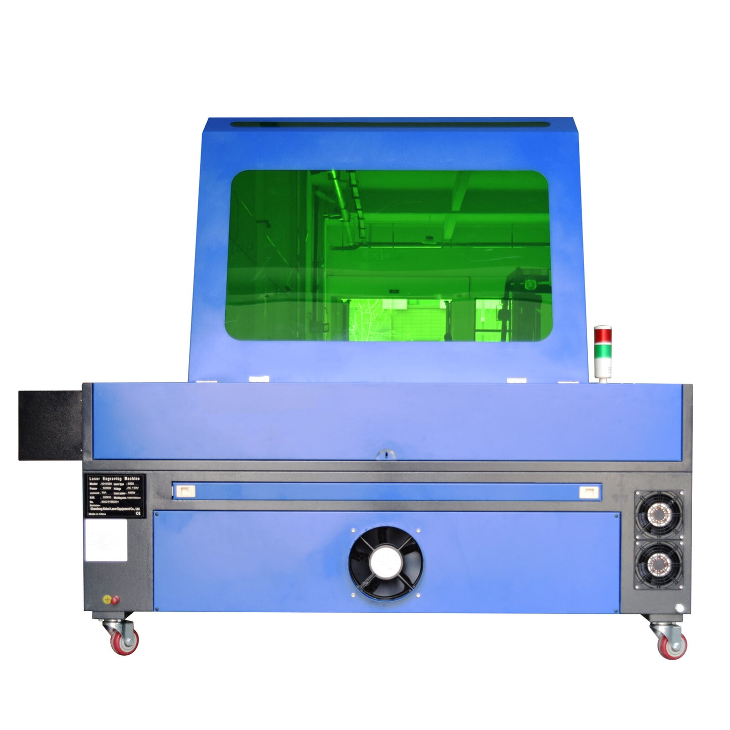 100W CO₂1000x800mm Laser Graviermaschine Graveur Lasergravur RUIDA mit Drehachse