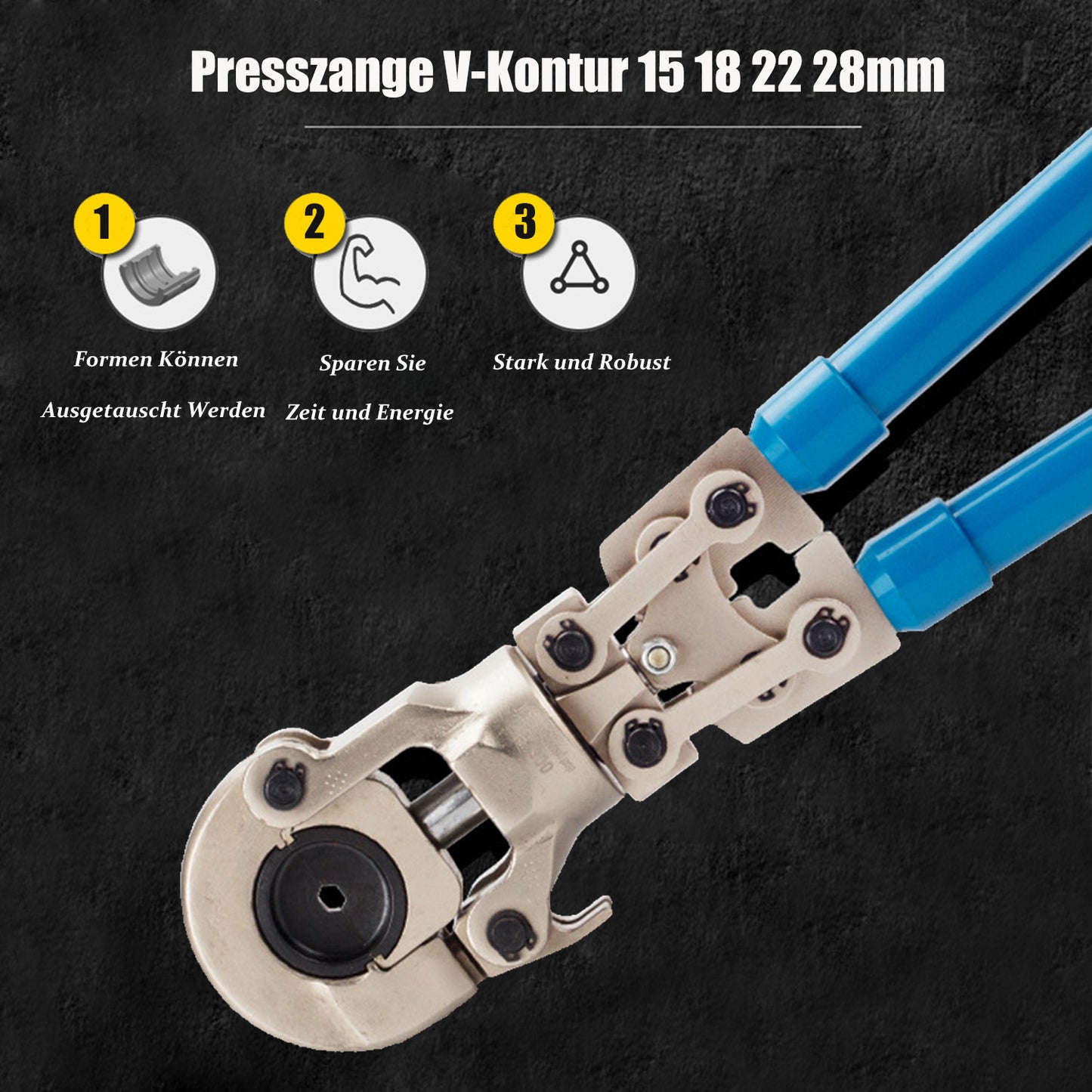 SDKEHUI Pipe Pressing Tongs Composite Pipe Copper Pipe