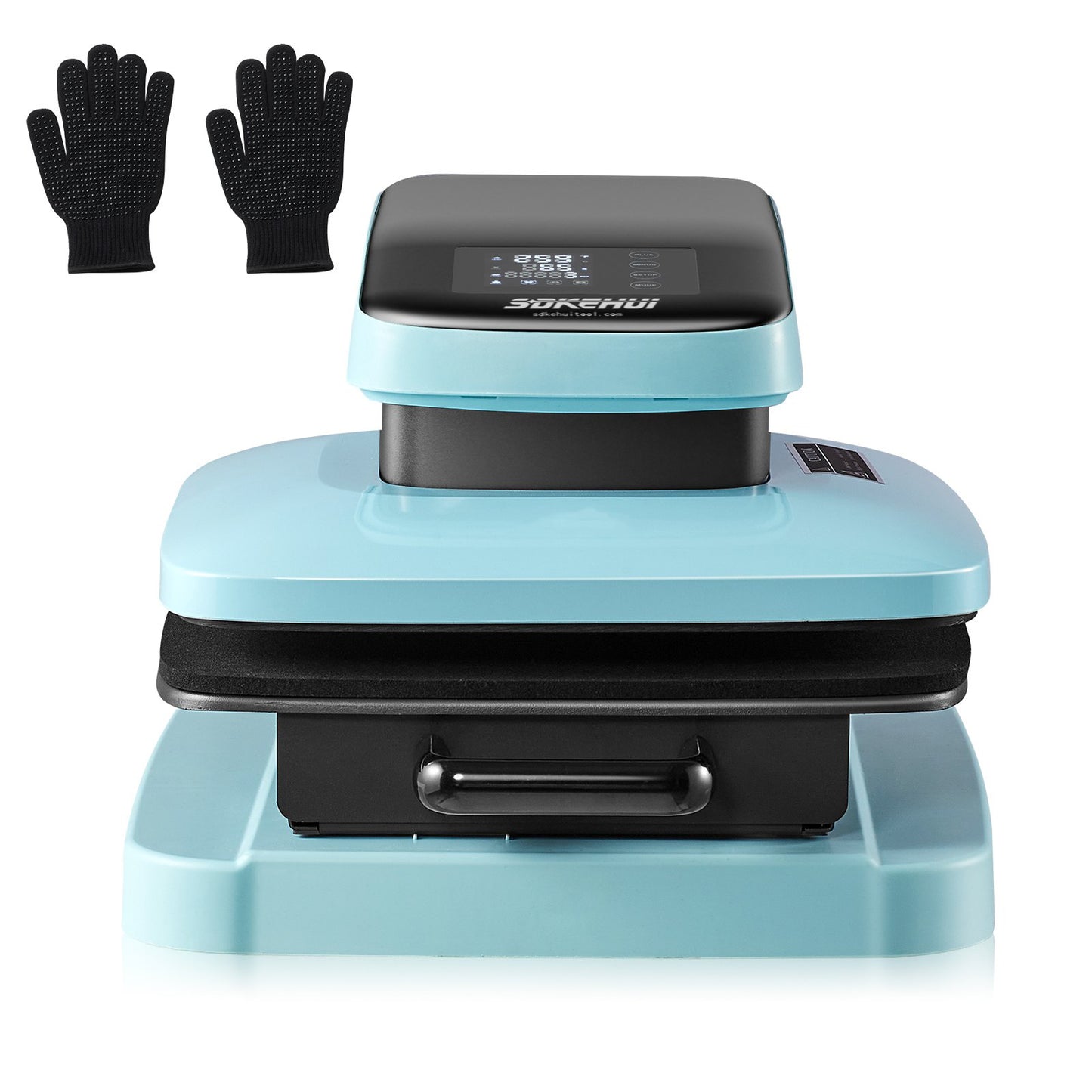 SDKEHUI Auto Heat Press Machine 15 x 15 in Sublimation Printer T-shirt Printing Machine