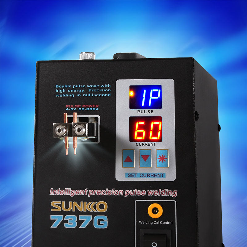 737G Battery Spot Welder Sunkko Spot Welder Welding Machine 1500W