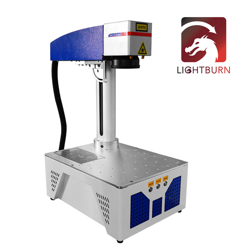 SDKEHUI 30W laser engraving machine White all-in-one fibre laser marking machine 15x15cm