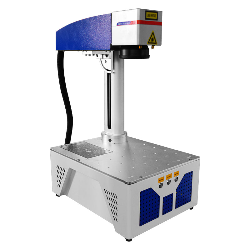 SDKEHUI 30W laser engraving machine White all-in-one fibre laser marking machine 15x15cm