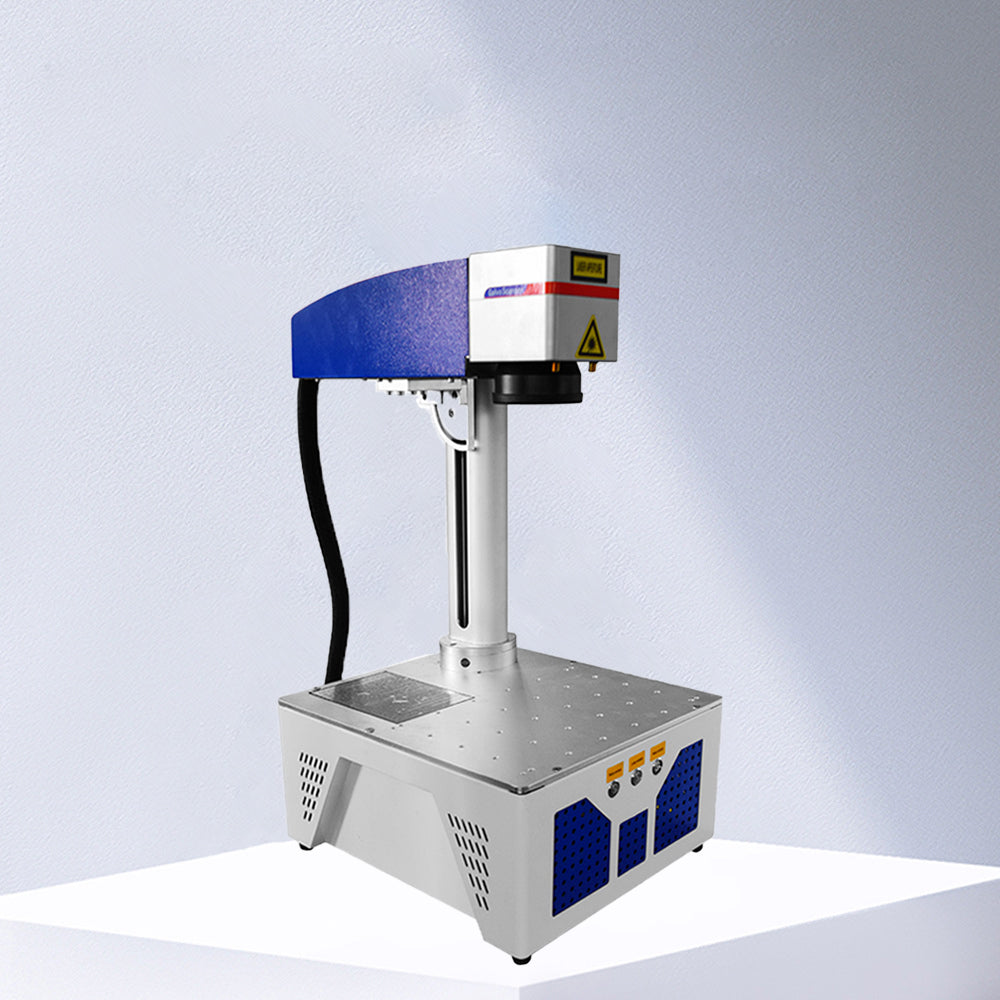 SDKEHUI 30W laser engraving machine White all-in-one fibre laser marking machine 15x15cm