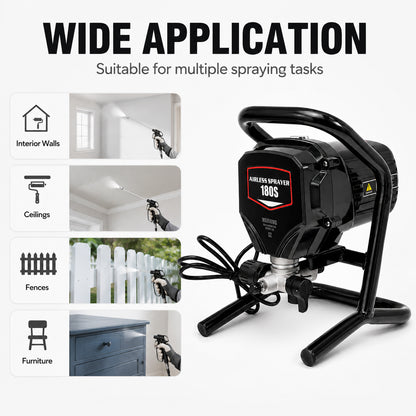 3000psi Portable Airless Sprayer Hand‑held Machine Coatings Painting Work