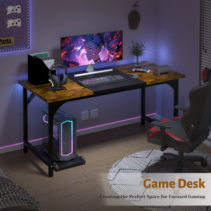 47/55Inch Modern Height Home Office Table Standing Desk With 3 piece Table