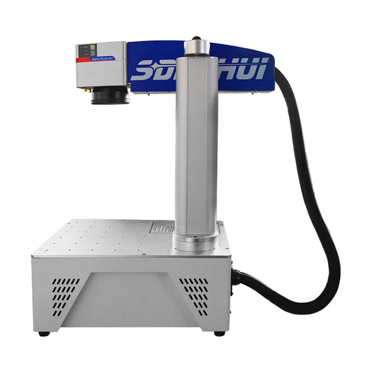 SDKEHUI 30W laser engraving machine White all-in-one fibre laser marking machine 15x15cm