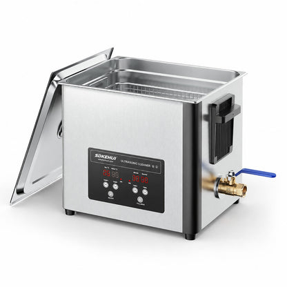 6L/10L/15L/30L Ultrasonic Cleaner Digital Timer & Enhanced Heater Jewelry Sonic