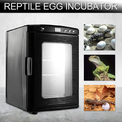 Incubators for Hatching Eggs, 25L Portable Reptile Scientific Lab Incubator with 5°C-60°C, Heating and Cooling for Small Reptiles