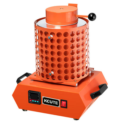 3KG Electric Melting Furnace 1900W Metal Gold Silver Copper Metal Smelter