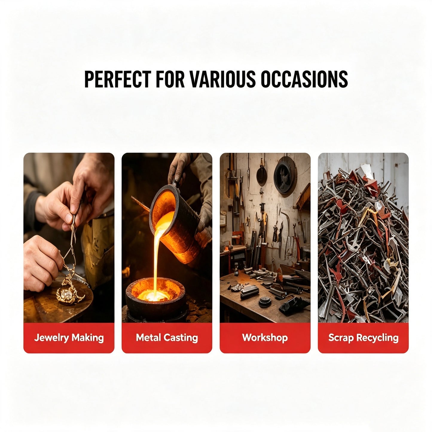 3kg/5kg Electric Metal Casting Furnace Gold Silver Smelting Machine with Crucible