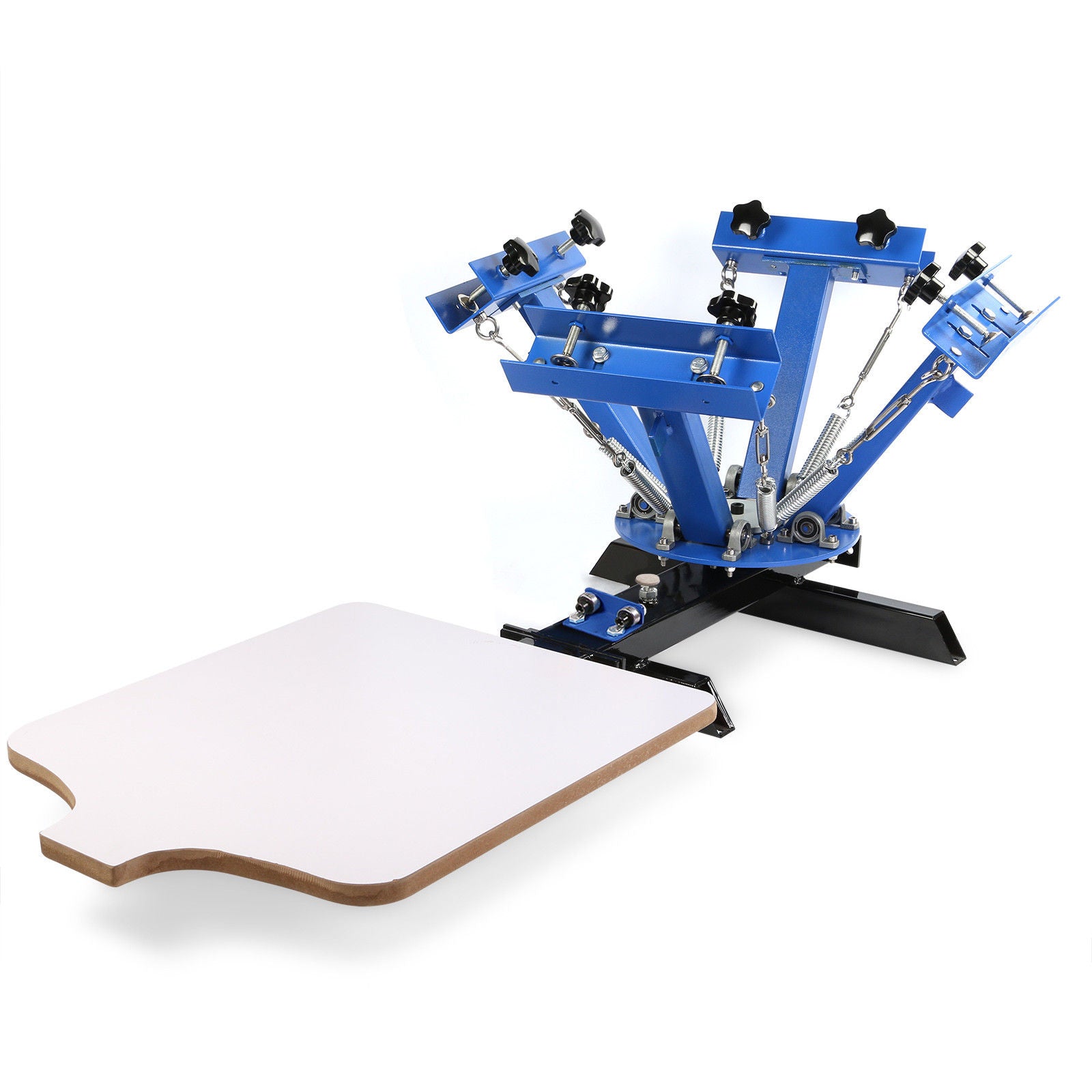 SDKEHUI DIY T-shirt 1-station 1-colou/4-colour 1-station/4-colour 2-station screen printing machine, textile printing machine, screen printing