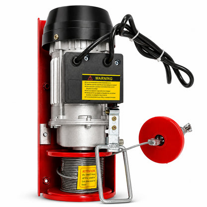 250KG 550lbs Mini Electric Hoist Small Hoist Mini Crane Lifting Winch Crane