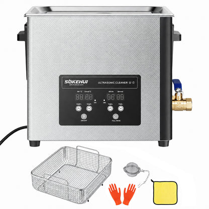 6L/10L/15L/30L Ultrasonic Cleaner Digital Timer & Enhanced Heater Jewelry Sonic