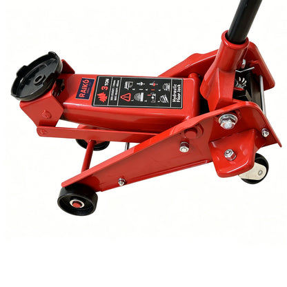 3 Ton Floor Jack, 6600LBS Capacity Hydraulic Car Jack, Low Profile Portable Jack Quickly Lift Steel Service Jack