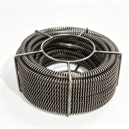 Pipe Cleaning Machine Coiled Spring 16 mm x 20 m  Pipe Cleaning Tool  Coil
