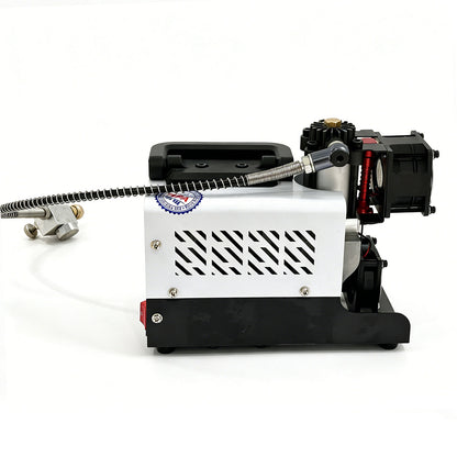 PCP Air Compressor, 30MPa/4500psi Compressor 12V DC With Power Adapter, Manual Stop, No Oil/Water Required Suitable for Paintball, Airsoft Gun, Scuba Cylinder Compressor