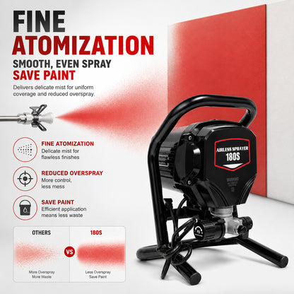 3000psi Portable Airless Sprayer Hand‑held Machine Coatings Painting Work