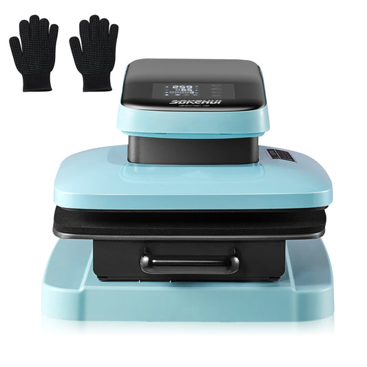 SDKEHUI Auto Heat Press Machine 15 x 15 in Sublimation Printer T-shirt Printing Machine