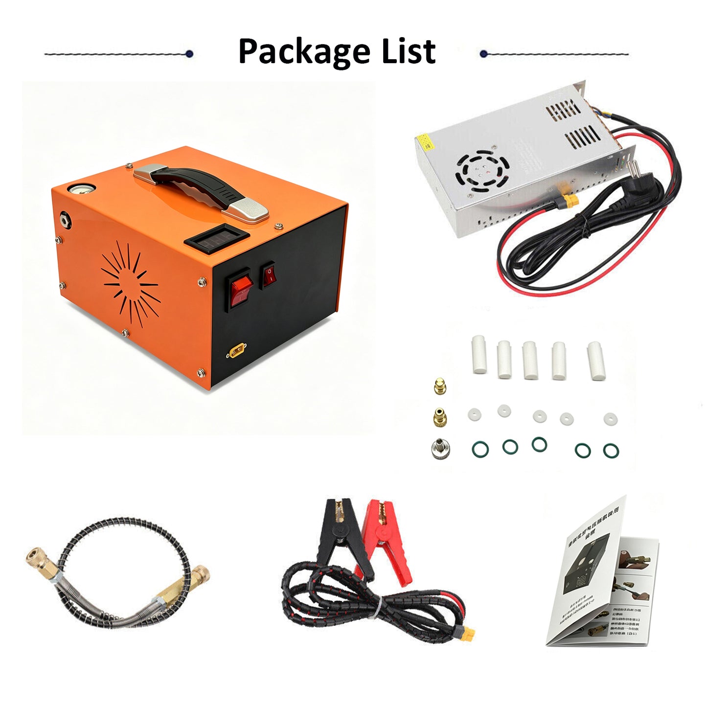30MPa PCP Air Compressor Electric High Pressure Airgun 4500PSI Paintball Pumps