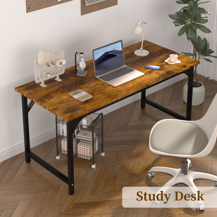 47/55" Computer Desk Gaming Desk PC Laptop Writing Desk Home Office Desk