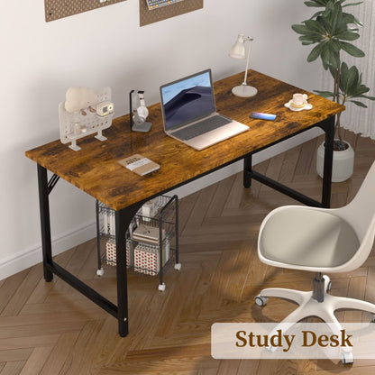 47/55" Computer Desk Gaming Desk PC Laptop Writing Desk Home Office Desk
