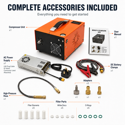 30MPa PCP Air Compressor Electric High Pressure Airgun 4500PSI Paintball Pumps