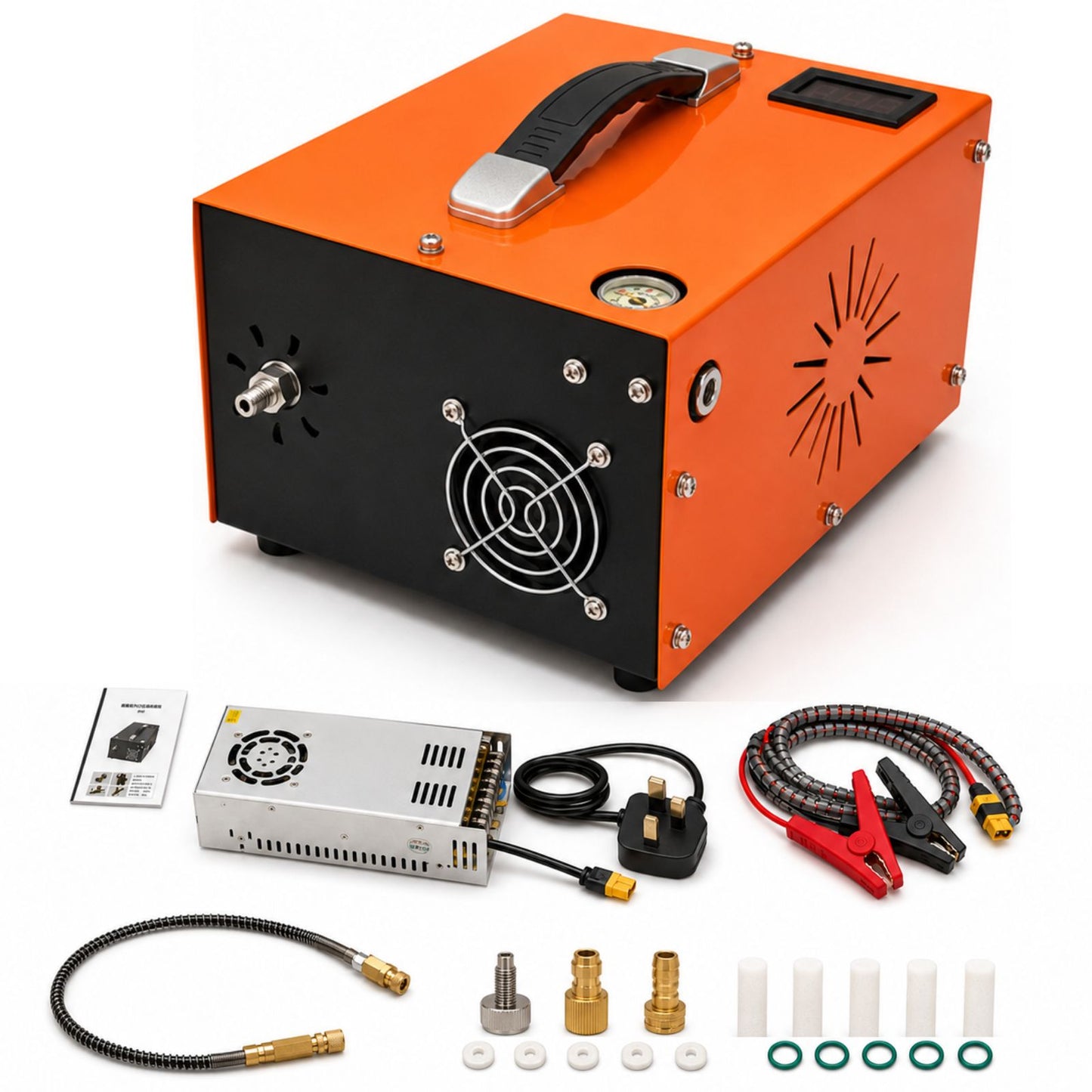 30MPa PCP Air Compressor Electric High Pressure Airgun 4500PSI Paintball Pumps