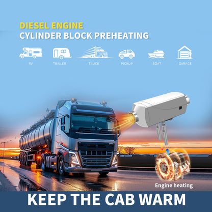 Diesel Air Heater Low Noise Fast Heating Parking Heater For Car Trucks