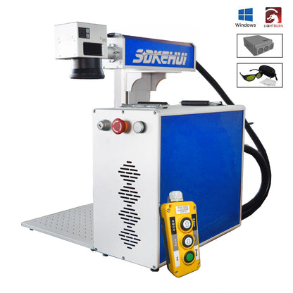 Raycus 50W 300x300mm Autofocus Metal Fiber Laser Engraving and Marking Machine