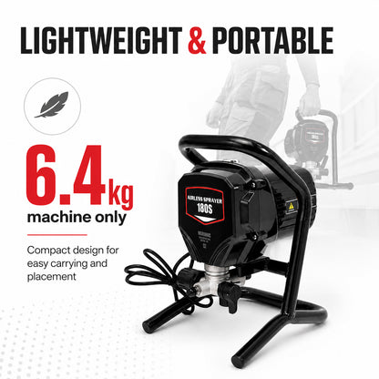 3000psi Portable Airless Sprayer Hand‑held Machine Coatings Painting Work