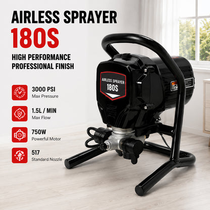 3000psi Portable Airless Sprayer Hand‑held Machine Coatings Painting Work