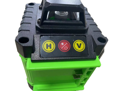 4D 16-line laser level, self-levelling, 360° cross line measuring tool