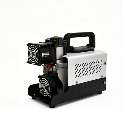 PCP Air Compressor, 30MPa/4500psi Compressor 12V DC With Power Adapter, Manual Stop, No Oil/Water Required Suitable for Paintball, Airsoft Gun, Scuba Cylinder Compressor