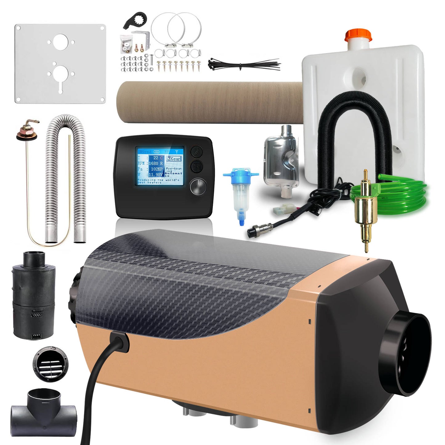 Diesel Air Heater Low Noise Fast Heating Parking Heater For Car Trucks