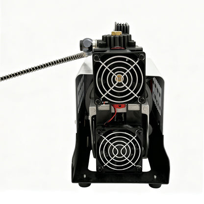 PCP Air Compressor, 30MPa/4500psi Compressor 12V DC With Power Adapter, Manual Stop, No Oil/Water Required Suitable for Paintball, Airsoft Gun, Scuba Cylinder Compressor