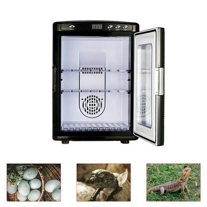 Incubators for Hatching Eggs, 25L Portable Reptile Scientific Lab Incubator with 5°C-60°C, Heating and Cooling for Small Reptiles