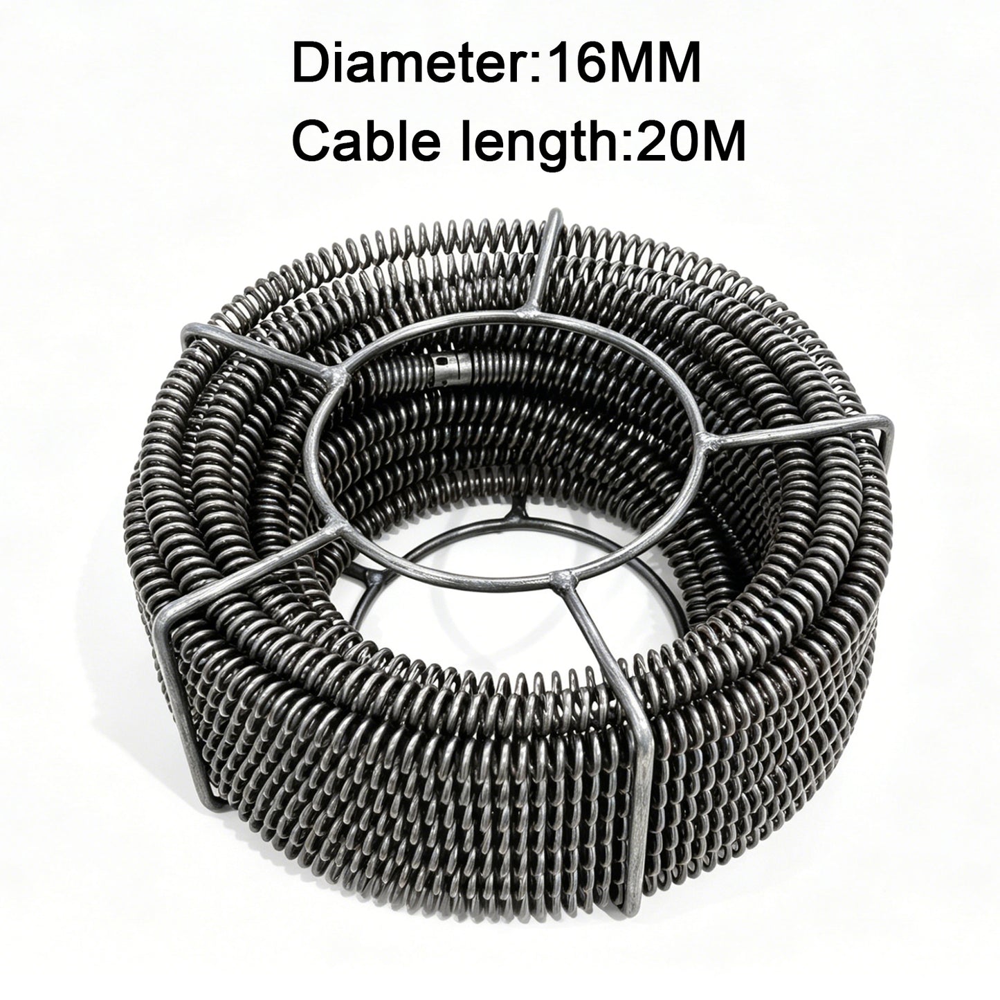 Pipe Cleaning Machine Coiled Spring 16 mm x 20 m  Pipe Cleaning Tool  Coil