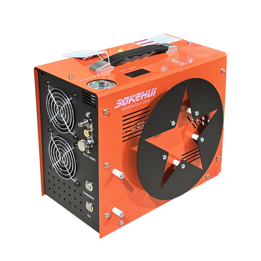 4500PSI/30Mpa PCP Air Compressor Built-in Converter DC12V/AC120V Auto-Stop