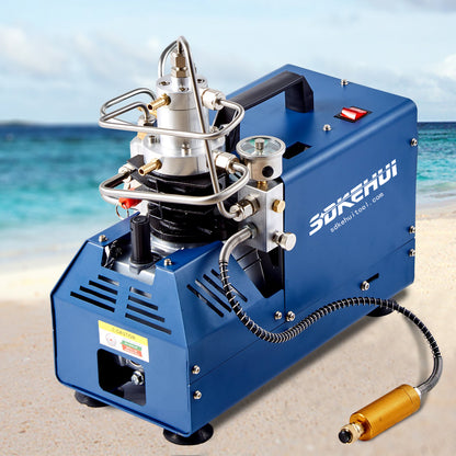 30MPA High Pressure Auto-Stop Electric PCP Air Pump Compressor Airgun Rifle 12V