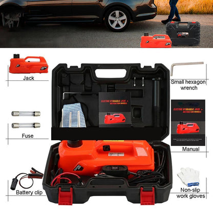 5 Ton Electric Car Jack, Lifting Range 15-45cm, 12V Portable Hydraulic Jack Kit, for Car Repair Vehicle Maintenance Roadside Assistance Use