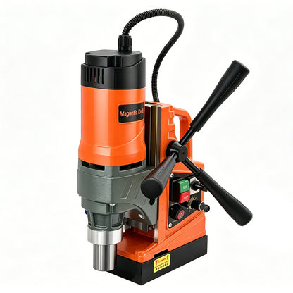 1450W Portable Magnetic Drill Press Mag Drill Machine with Annular Cutter Kit