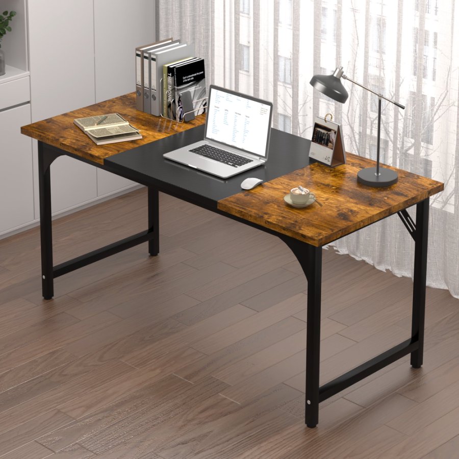 47/55Inch Modern Height Home Office Table Standing Desk With 3 piece Table