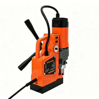 1450W Portable Magnetic Drill Press Mag Drill Machine with Annular Cutter Kit