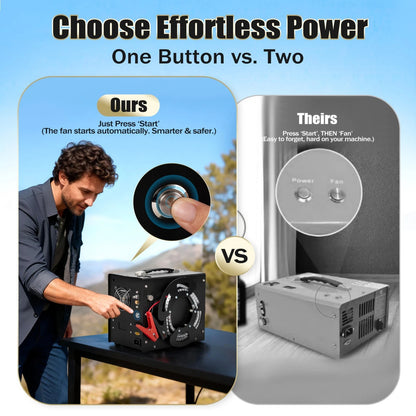 Pcp Air Compressor 4500psi Dual-Power Portable Auto-Stop 12V / 220V PCP Air Pump