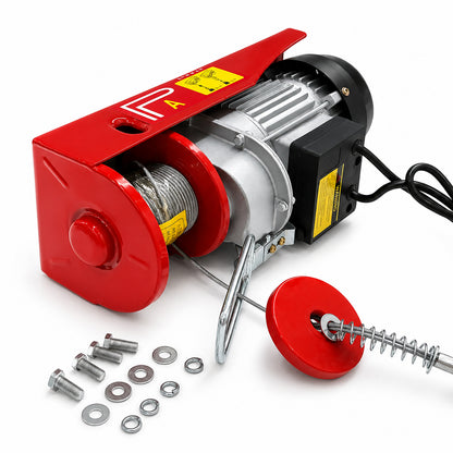 250KG 550lbs Mini Electric Hoist Small Hoist Mini Crane Lifting Winch Crane
