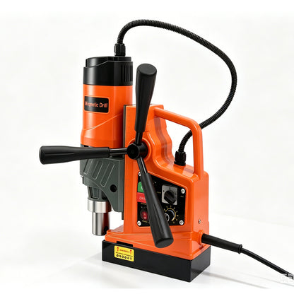 1450W Portable Magnetic Drill Press Mag Drill Machine with Annular Cutter Kit