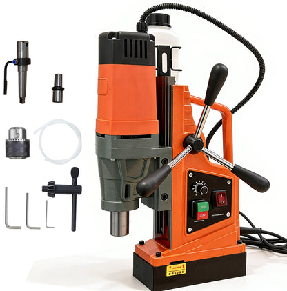 Upgrated 1680W Magnetic Drill Boring Diameter Electric Mag Press Drilling Machine