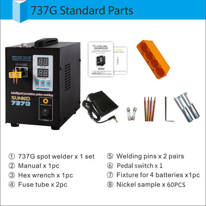 737G Battery Spot Welder Sunkko Spot Welder Welding Machine 1500W
