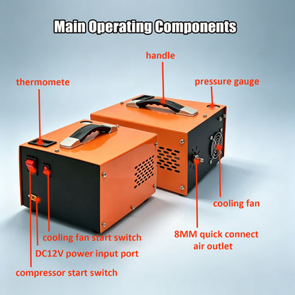 30MPa PCP Air Compressor Electric High Pressure Airgun 4500PSI Paintball Pumps