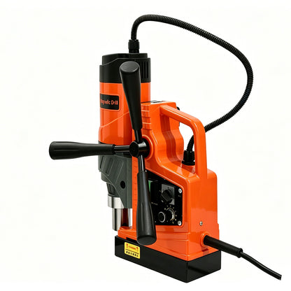 1450W Portable Magnetic Drill Press Mag Drill Machine with Annular Cutter Kit